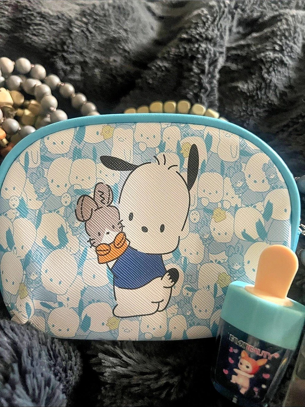 Sanrio Pochacco Blue Cosmetic Pouch gift set